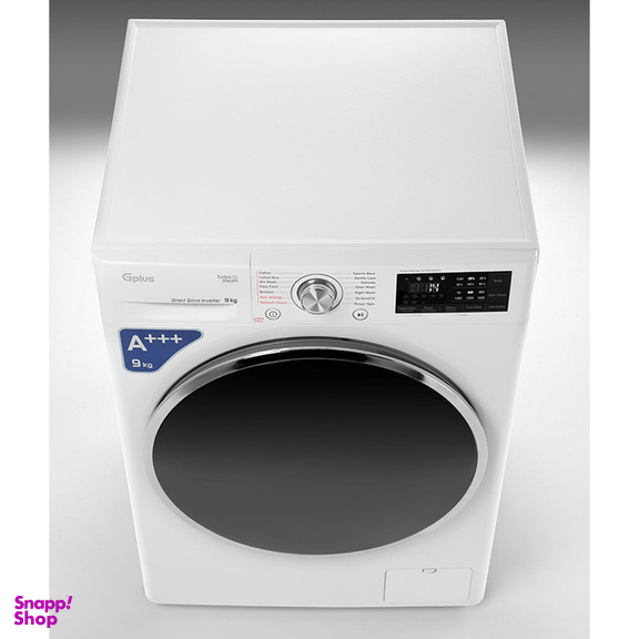 ماشین لباسشویی اتوماتیک جی پلاس مدل GWM-P99W ظرفیت 9 کیلوگرم