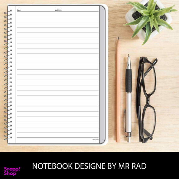 دفتر مشق مستر راد مدل ماه و ستاره طرح فیوری کد 1724