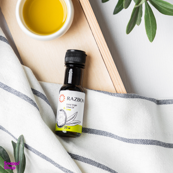 روغن زیتون فرابکر طعم‌دار آربیکن رزبن حجم 20 میلی لیتر بسته 24 عددی
