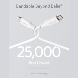 کابل فست شارژ Type-C به Type-C انکر مدل PowerLine III Flow A8552H11 طول 0.9 متر