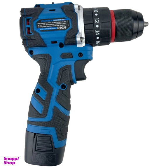 دریل شارژی چکشی 16.8 ولت ویوارکس مدل VR1682H-BL-BLUE