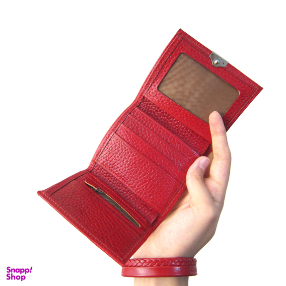 کیف پول مینی چرم طبیعی مدل 411
