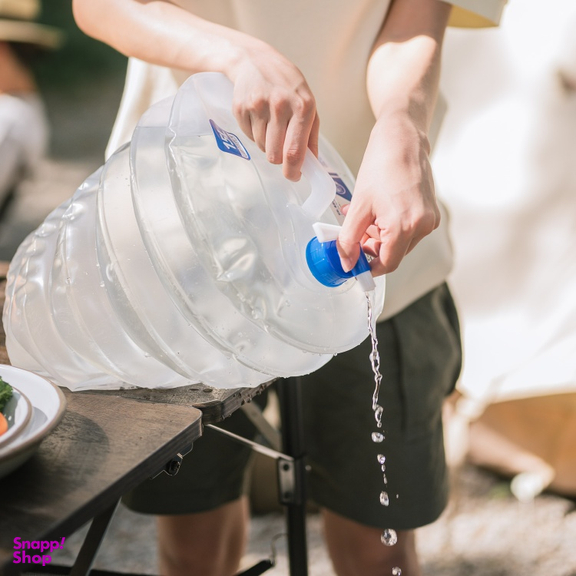 دبه آب تاشو نیچرهایک مدل PE Folding Bucket کد S002-T ظرفیت 10 لیتر