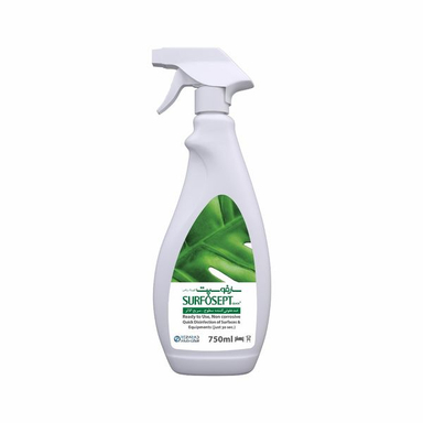 اسپری ضدعفونی کننده سطوح سارفوسپت مدل Quick Plus حجم 750 میلی لیتر