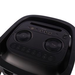 اسپیکر چمدانی بلوتوثی برودو مدل BTS-1990 به همراه میکروفون و ریموت کنترل