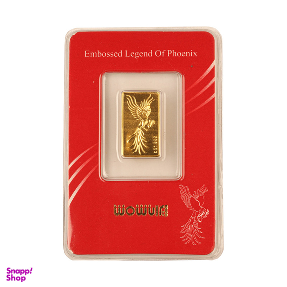 شمش طلا 24 عیار ایران شمش مدل سیمرغ کد T-0.5