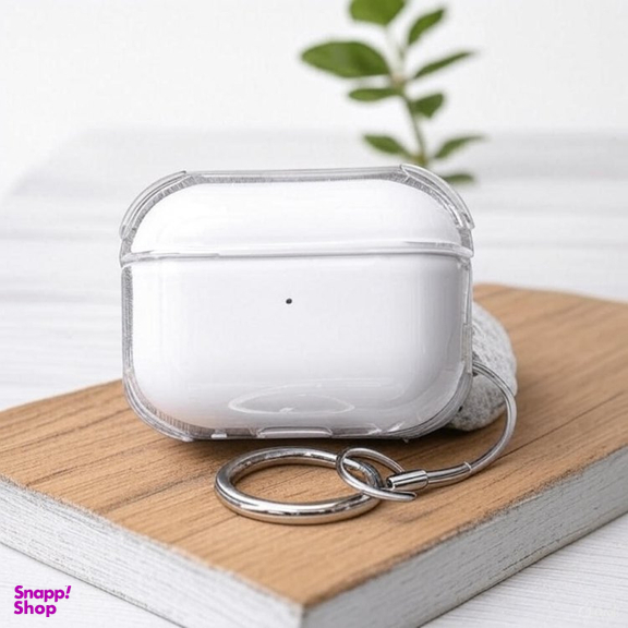 قاب شفاف اگ شل مدل Armor مناسب اپل AirPods 4