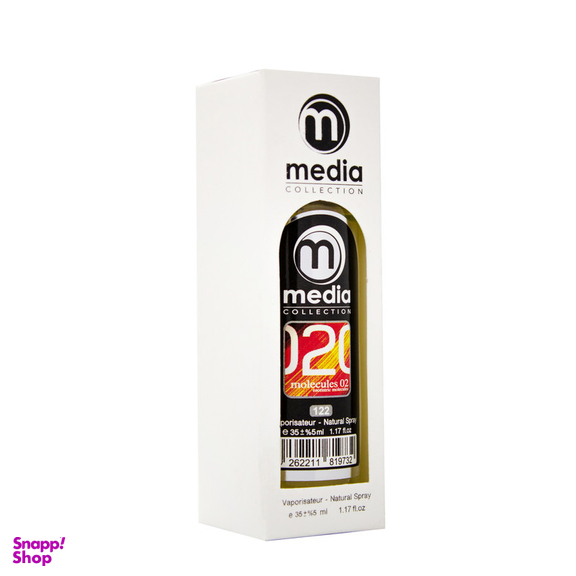 عطر جیبی مردانه مدیا مدل Molecule 020 حجم 35 میلی لیتر