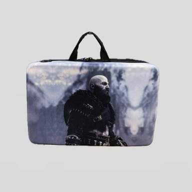 کیف حمل کنسول بازی طرح God of War Ragnarok مناسب سونی PS5 SLIM