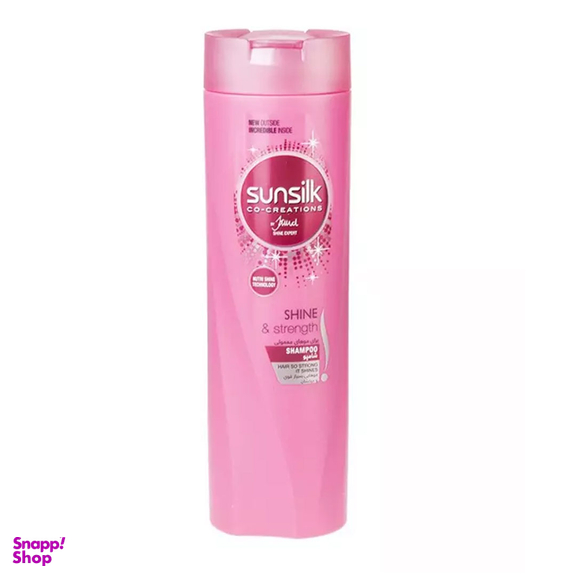 شامپو سر سان سیلک مدل Shine and Strength حجم 350 میلی لیتر