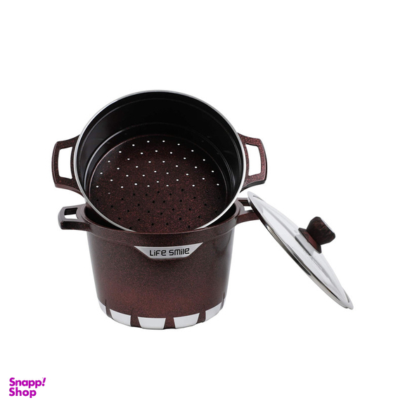 قابلمه لایف اسمایل مدل بخارپز FLCM 6 سایز 28