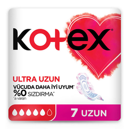 نوار بهداشتی بلند کوتکس مدل Ultra Uzun بسته 7 عددی
