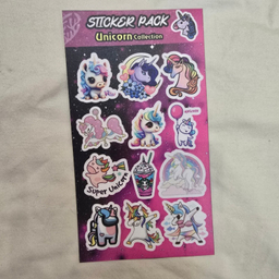 برچسب مدل اسب تکشاخ کد 1009