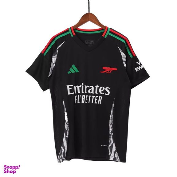 ست تیشرت و شلوارک ورزشی پسرانه مدل آرسنال Away 2025
