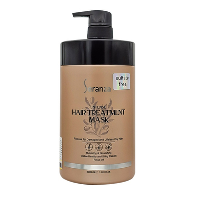 ماسک مو ترمیم کننده قوی سرانزا مدل intense hair treatment حجم 1000 میلی‌ لیتر