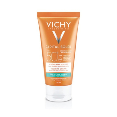 فلوئید ضد آفتاب بی رنگ ویشی SPF 50 مناسب پوست چرب حجم 50 میلی‌ لیتر