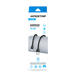 کابل تبدیل USB-C به microUSB کینگ استار مدل K118a طول 1.1 متر