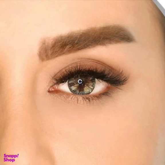 لنز فصلی بیوتی شماره 205 رنگ طوسی دور مشکی