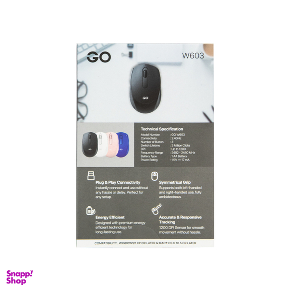 ماوس بی سیم فنتک مدل W603