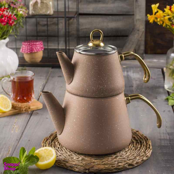 کتری و قوری گرانیتی ریور کد 58b ظرفیت ۲.۸ لیتر