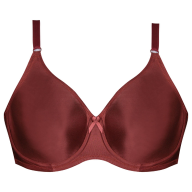 سوتین زنانه لین مدل فنردار کد 4680-741 رنگ زرشکی