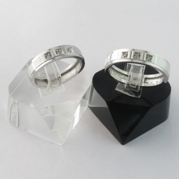 ست انگشتر نقره زنانه و مردانه کد AS055