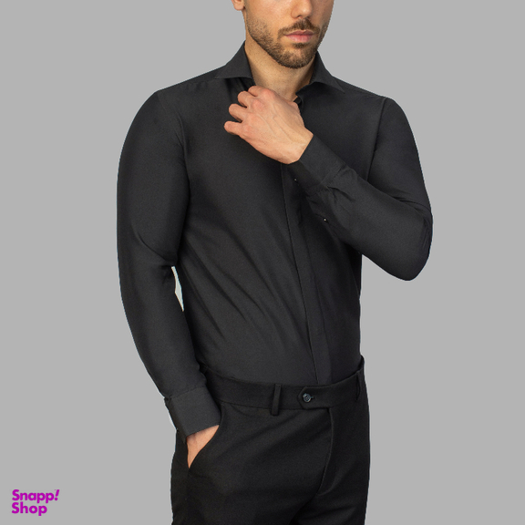 پیراهن مردانه آیکت کد 06 رنگ مشکی