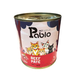کنسرو غذای گربه پابلو مدل گوشت گاو وزن 800 گرم