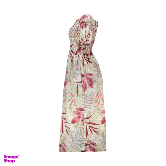 پیراهن ساحلی یقه خشتی زنانه ناتوسا مدل NT812-13