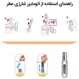محفظه نگهدارنده عطر اتومایزر مدل DR کد AR005