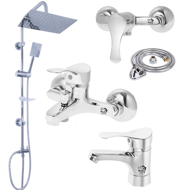 ست شیرآلات اندیکا مدل ارس کد S30 مجموعه 5 عددی