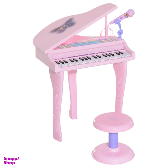 اسباب بازی موزیکال مدل پیانو پایه دار و میکروفون کد 88022