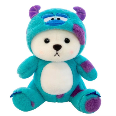 عروسک مدل خرس با لباس سالیوان کد 10-2433 ساز 40 سانتی متر