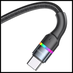 کابل دیتا USB Type-C یوسمز مدل US-SJ537 طول 1.2 متر