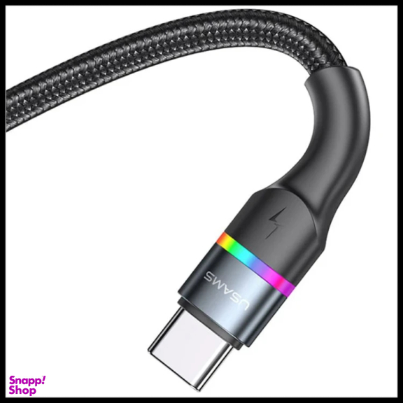 کابل دیتا USB Type-C یوسمز مدل US-SJ537 طول 1.2 متر