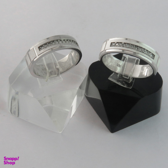 ست انگشتر نقره زنانه و مردانه کد AS056