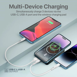 پاوربانک بی سیم پرومیت مدل TRANSPACK-10 ظرفیت 10000 میلی آمپر ساعت