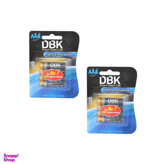باتری نیم قلمی دی بی کی مدل Ultra Alkaline بسته 8 عددی