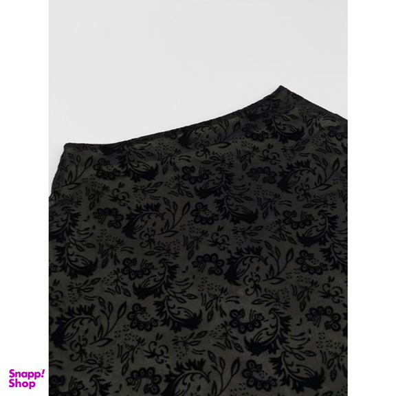 دامن زنانه برنس کد 20103 رنگ مشکی سبز