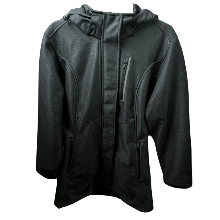 کاپشن ورزشی زنانه مدل 5896 رنگ خاکستری تیره