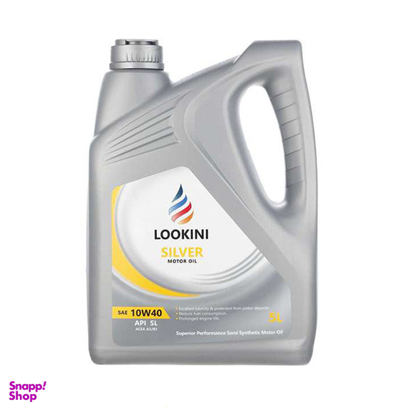 روغن موتور لوکینی مدل 10W40 API SL حجم 5 لیتر