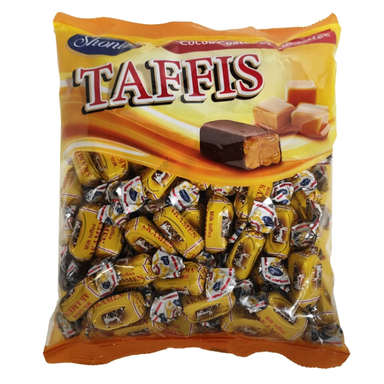 تافی شیری با روکش کاکائو آکامن شونیز وزن 1 کیلوگرم
