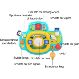 اسباب بازی هانگر مدل فرمان طرح موزیکال کد HE0541