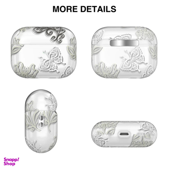 کاور ایرفون آهااستایل مدل WE17 - Butterfly پروانه مناسب اپل ایرپاد پرو 2