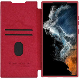کیف کلاسوری نیلکین مدل Qin Pro Leather Case مناسب برای گوشی موبایل سامسونگ Galaxy S23 Ultra