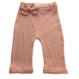 ست بلوز و شلوار و هدبند دخترانه مدل گل و پروانه رنگ صورتی