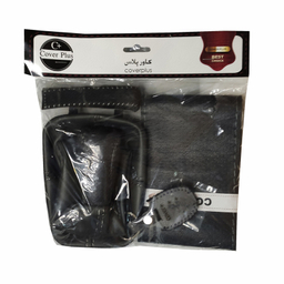 روکش فرمان کاور پلاس مدل SP5-GRY به همراه سردنده وگردگیر و روکش ترمزدستی مناسب برای پراید