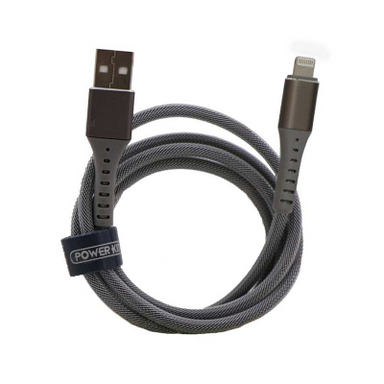 کابل دیتا USB به لایتنینگ POWERKIT مدل TESLA طول 1 متر