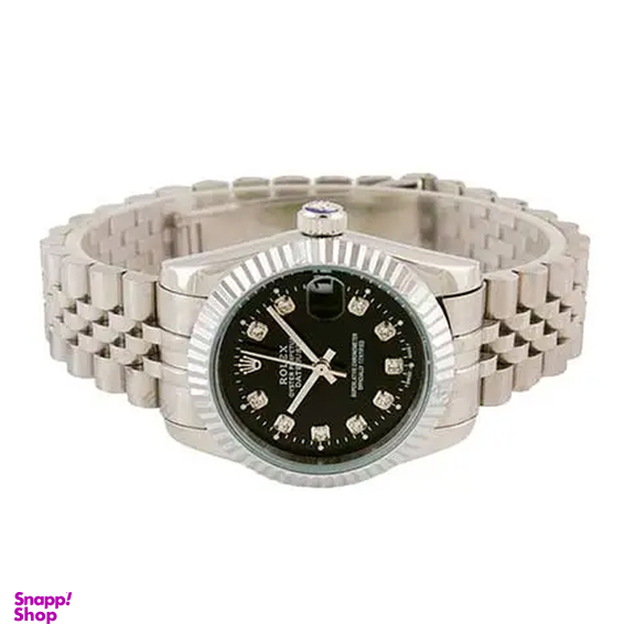 ساعت عقربه ای زنانه طرح رولکس مدل Rolex-4533-M-L رنگ نقره ای