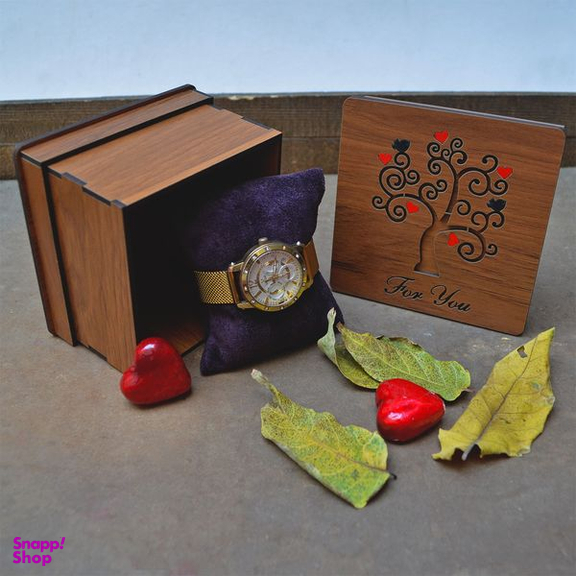 جعبه هدیه مدل درخت سبز